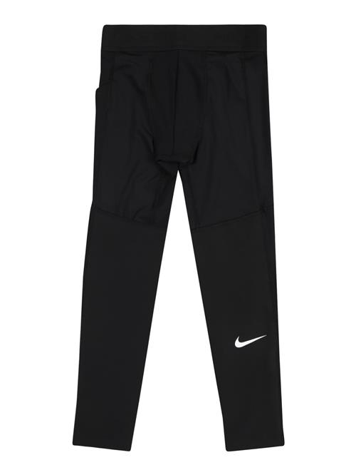 NIKE Sportsbukser 'Pro'  sort / hvid