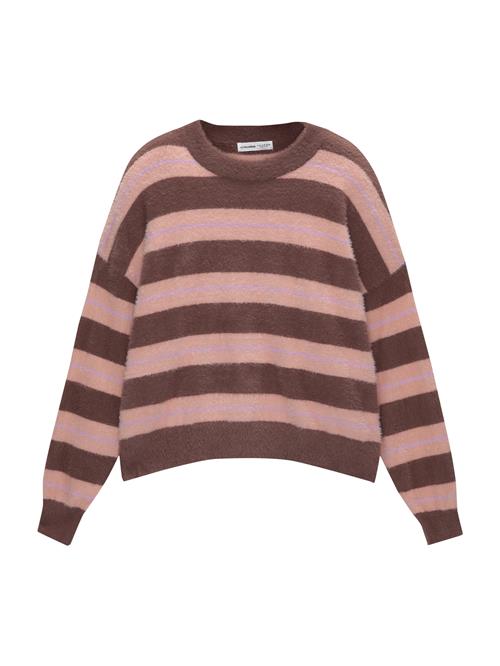 Pull&Bear Pullover  choko / lavendel / rosé