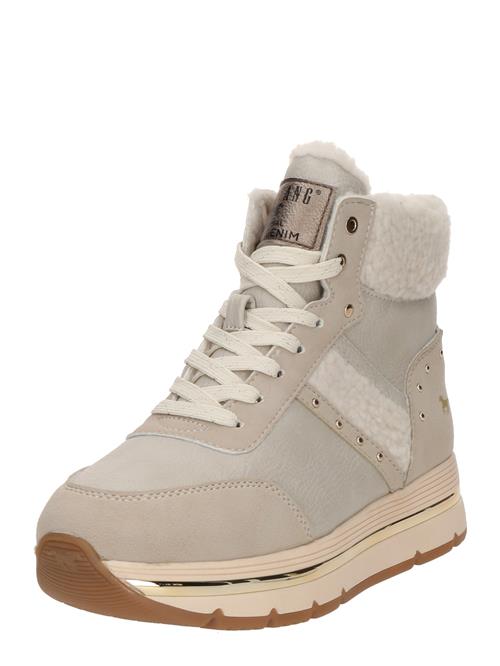 MUSTANG Snørestøvletter  creme / lysebeige