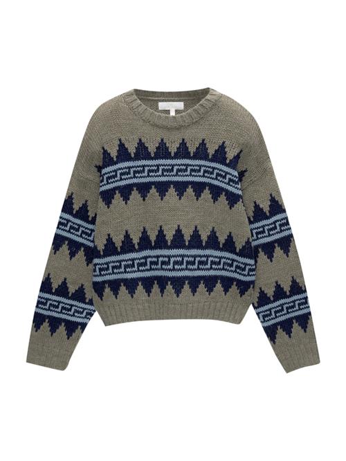 Pull&Bear Pullover  navy / lyseblå / khaki