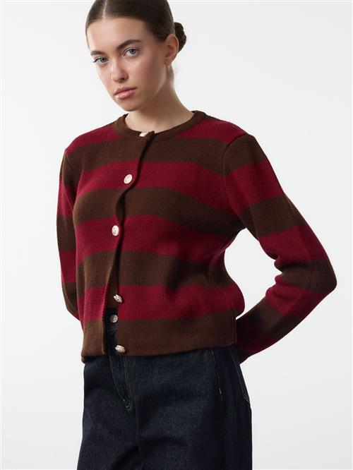 Trendyol Cardigan  brun / bordeaux