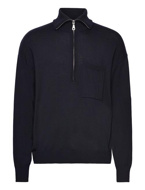 Lexington Clothing Tom Half-Zip Merino Sweater Lexington Clothing Navy