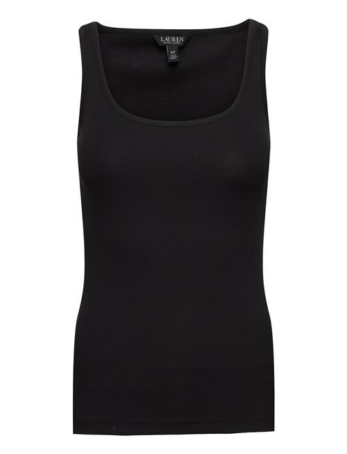 Lauren Ralph Lauren Cotton-Blend Tank Top Lauren Ralph Lauren Black