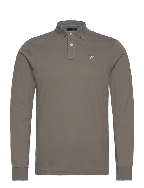 Hackett London Slim Fit Logo Ls Hackett London Brown