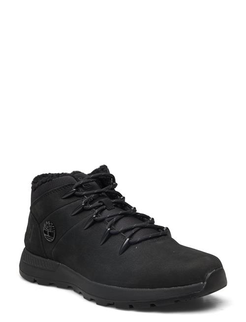 Sprint Trekker Mid Lace Up Sneaker Jet Black Timberland Black