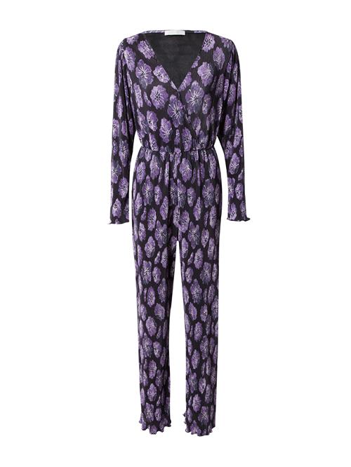 Freebird Icons Jumpsuit 'Jinn'  aubergine / blomme / hvid