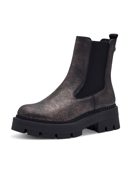 Tamaris Chelsea Boots  bronze / sort