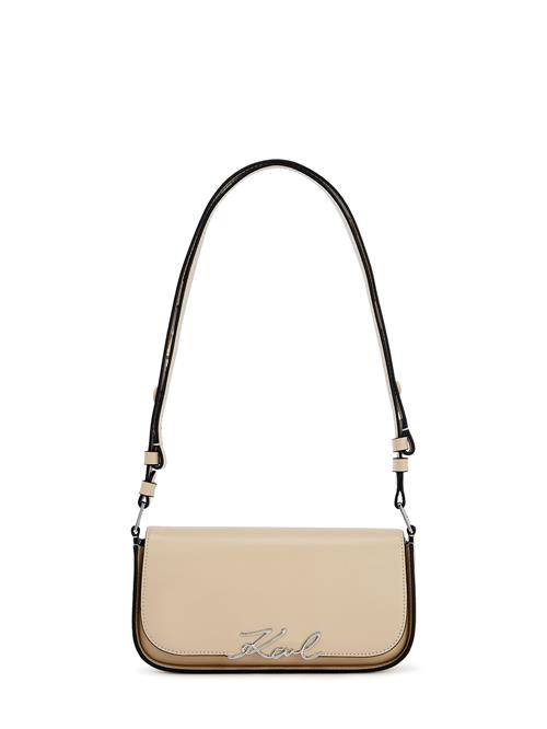 Karl Lagerfeld Skuldertaske  beige / sort