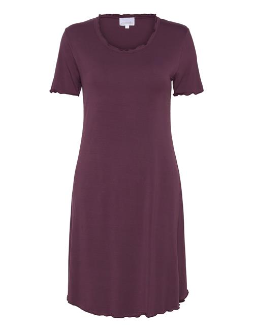 Damella of Sweden Nightdress Short Sleeve Damella Of Sweden Purple