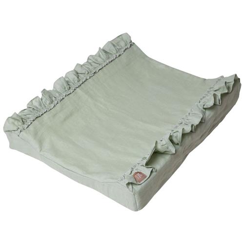 NG Baby Skifteunderlag med flæse Sage Green One Size      Unisex