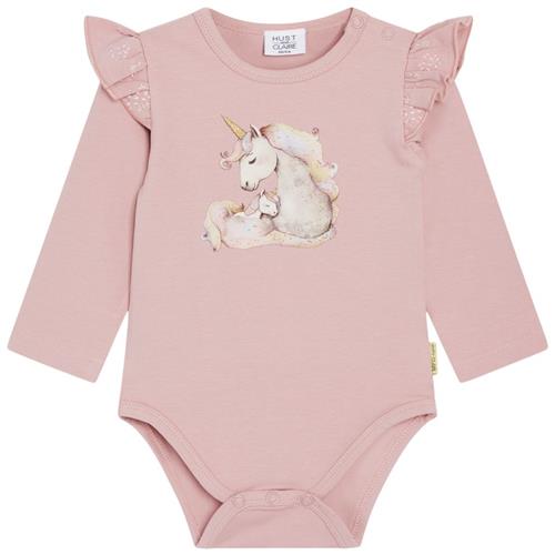 Hust&Claire GOTS Bri Babybody Dusty Rose | Lyserød | 80 cm