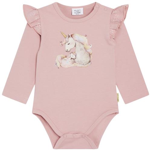 Hust&Claire GOTS Bri Babybody Dusty Rose | Lyserød | 80 cm