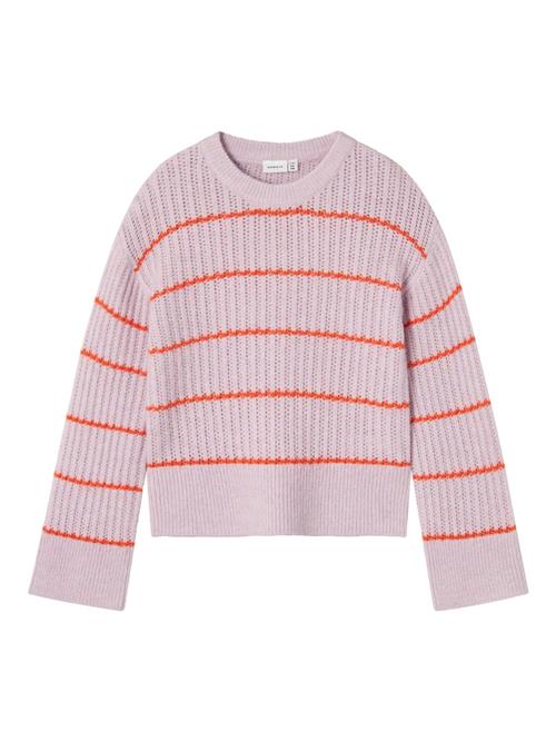 NAME IT Pullover 'NKFTITINA'  lilla / rød