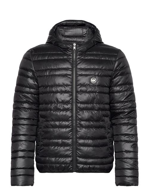 Rev Lw Hooded Puffer Michael Kors Black