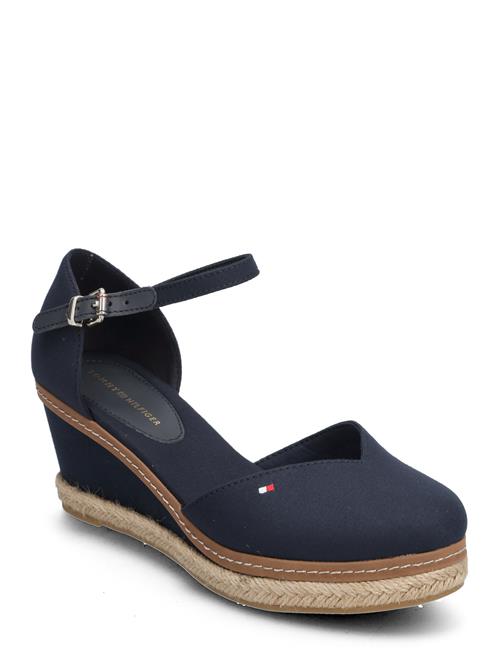 Basic Closed Toe Mid Wedge Tommy Hilfiger Blue