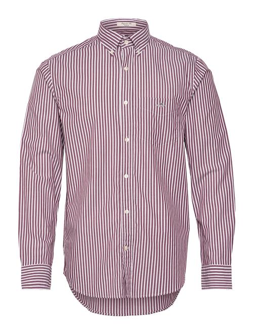 GANT Reg Classic Poplin Stripe Shirt GANT Red