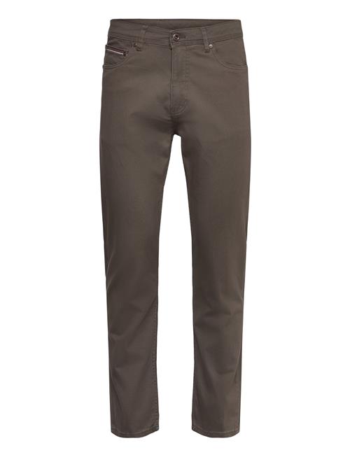 Lindbergh Twill Superflex 5 Pocket Pants Lindbergh Brown