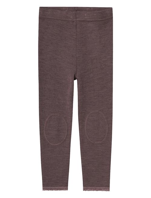 Nmfwang Wool Neddle Legging Solid Noos Name It Brown