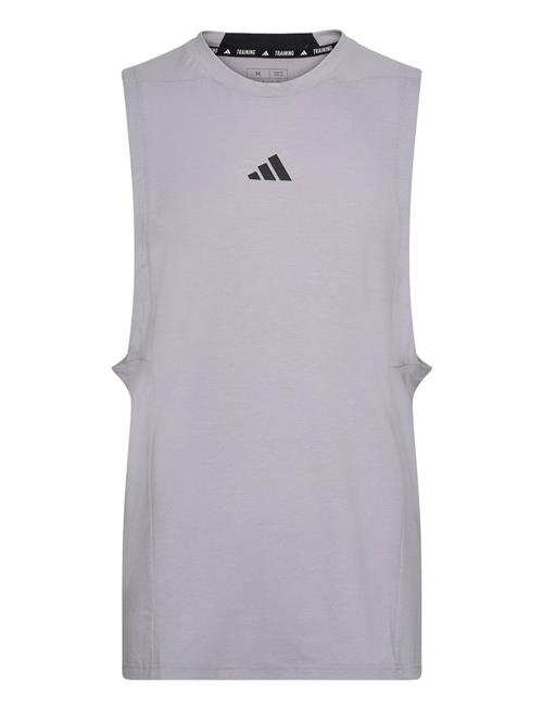 Se D4T Workout Tank Adidas Performance Grey ved Booztlet