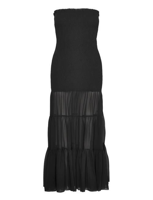 Chiffon Strapless Dress ROTATE Birger Christensen Black