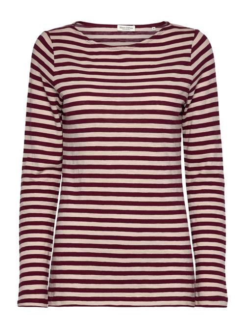 Marc O'Polo T-Shirts Long Sleeve Marc O'Polo Burgundy