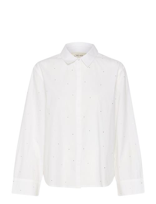 Cream Crglitter Shirt Cream White