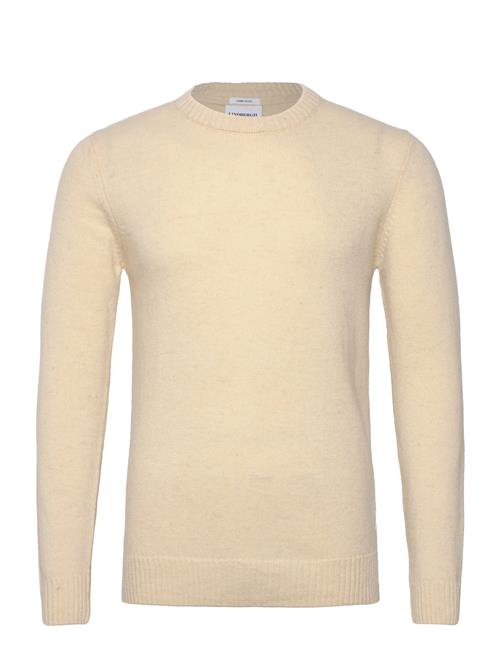 Lindbergh Lambswool O-Neck Knit Lindbergh Cream