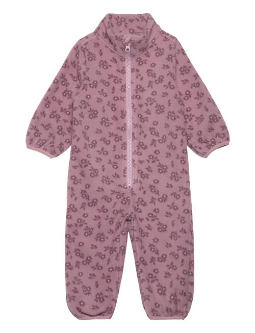 Nmnspektra Fleece Suit Aop Fo Name It Purple