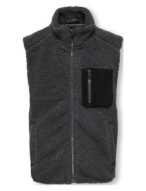 Kids Only Kobarchie Teddy Vest Otw Kids Only Grey