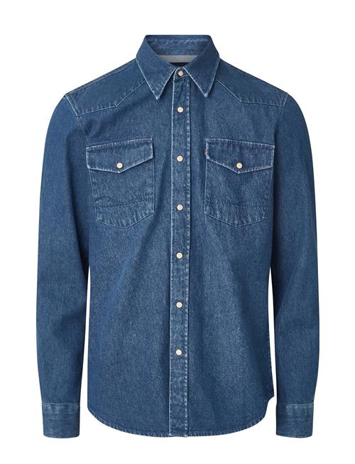 Classic Western Denim Shirt Lexington Clothing Blue