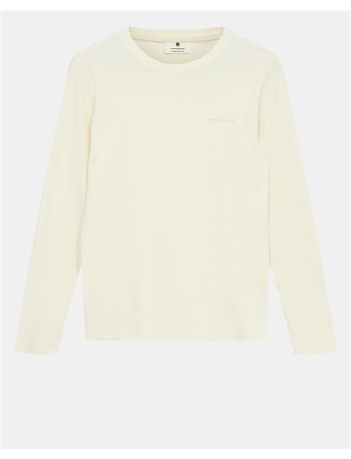 Akkikki L/S Waffle Tee Anerkjendt Cream