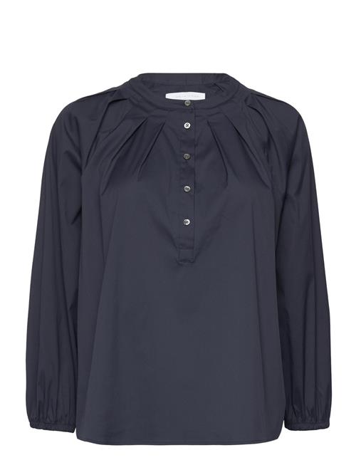 Naja Lauf Patricia Blouse Fancy Poplin Naja Lauf Navy