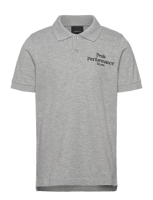 Peak Performance Jr Original Polo Peak Performance Grey