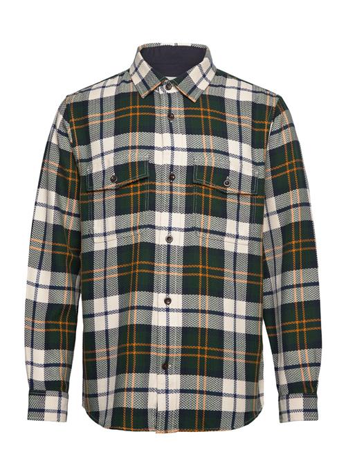 Herringb Check Overshirt GANT Green