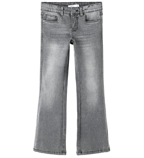 Name It Jeans - Noos - NkfPolly - SKinny Boot - LysegrÃ¥