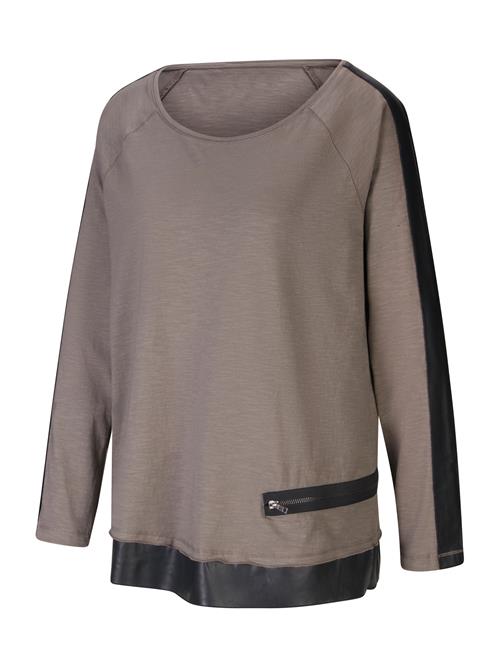 heine Shirts  taupe / sort