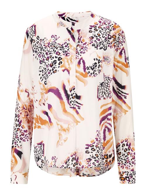 heine Bluse  nude / lilla / orange / sort