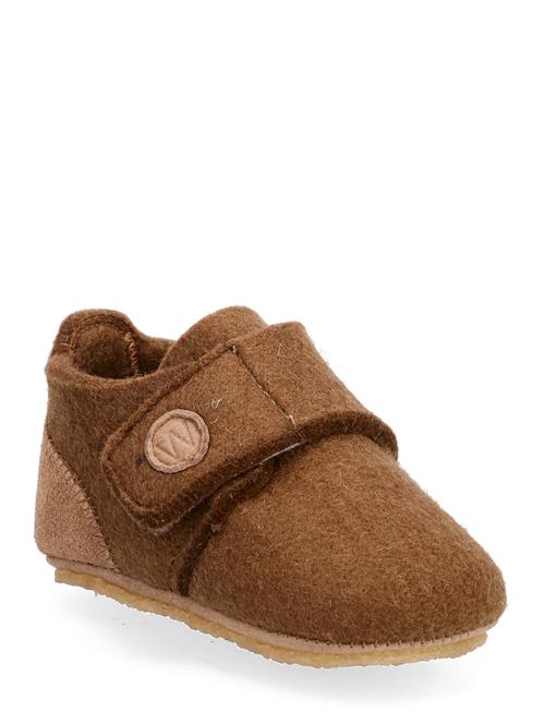 Wheat Marlin Felt Home Shoe Wheat Brown