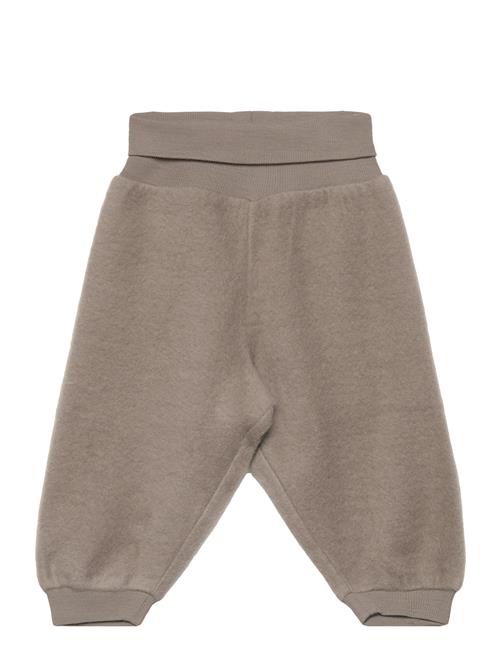 Wheat Wool Fleece Trousers Wheat Grey