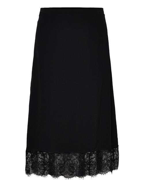 Lace Midi Skirt Tommy Hilfiger Black