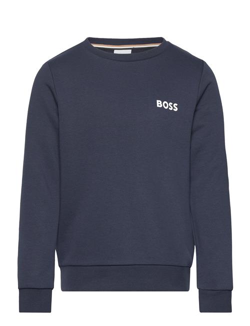 Se BOSS Sweatshirt BOSS Navy ved Booztlet