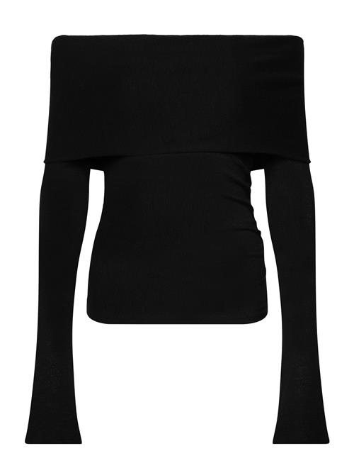 Weekday Draped Off-Shoulder Top Weekday Black