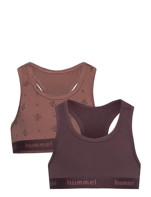 Hummel Hmlcarolina Top 2-Pack Hummel Brown