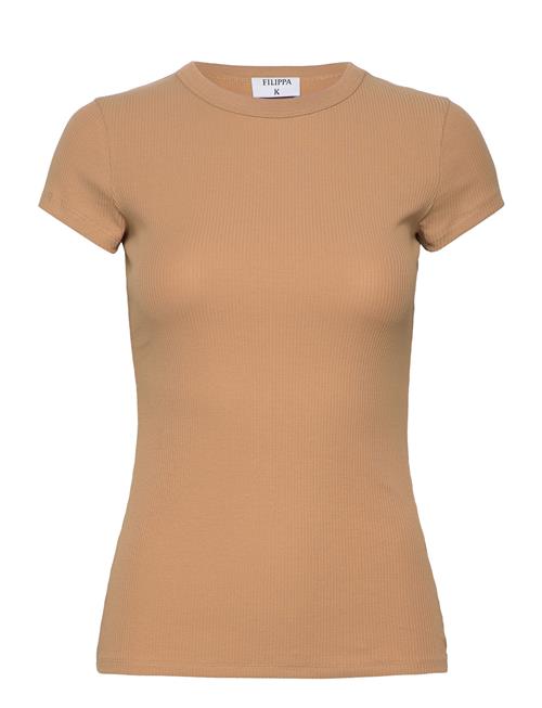 Filippa K Fine Rib Tee Filippa K Beige