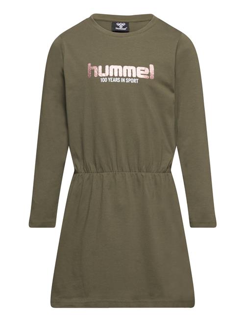 Hmlfreya Dress L/S Hummel Green