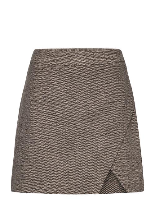 YAS Yasfudge Hw Short Skirt - Pb YAS Brown