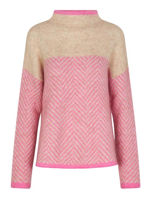 Second Female Herrin Knit Stripe T-Neck Second Female Pink