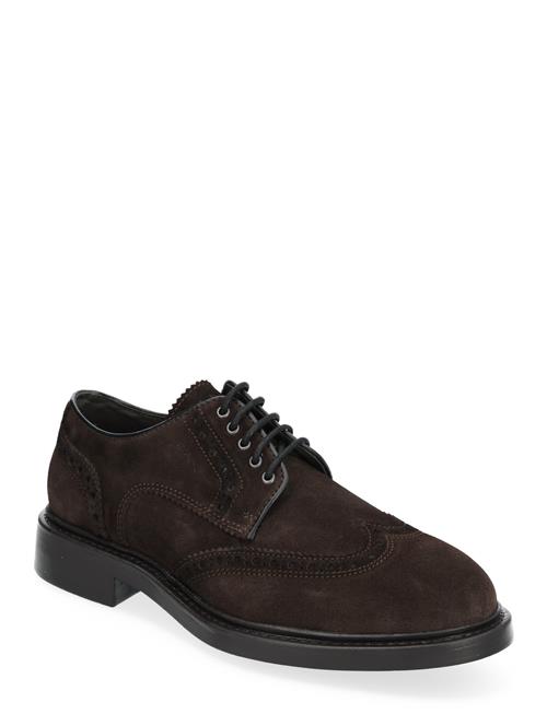 Se GANT Millbro Low Lace Shoe GANT Brown ved Booztlet