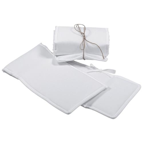 NG Baby Bumper Bedside Crib White One Size      Unisex