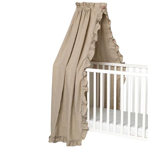 NG Baby Sengehimmel Linned Med Flæse Natural | Beige | 0